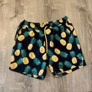 J. Crew Pineapple Swim Trunks